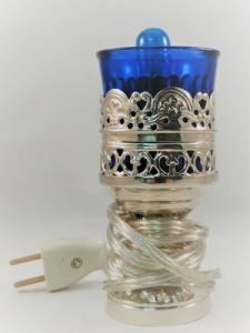 Electric Standing Votive - Nickel Plated