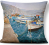 Docked Boats Pillow