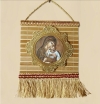 Bamboo Hanging Wall Icon of the Panagia (Theotokos or Virgin Mary)