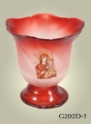 Standing Blown Glass Oil Candle (Votive)