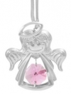 Sweetie Angel Ornament with Pink Swarovski Crystal