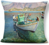 Boat in Water Pillow