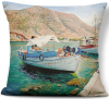 Two Docked Boats Pillow