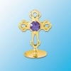 Mini Cross on Stand with Swarovski Crystals (available in 3 Colors)