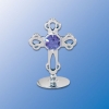 Chrome Plated Mini Cross on Stand (3 Colors)