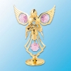 Angel with Flowers on Stand (available in 6 colors)