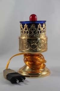 Electric Standing Votive - Gold Plated
