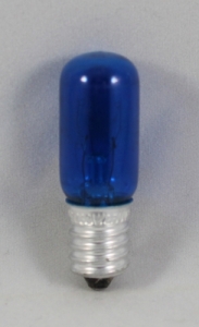 Light Bulb for Electric Vigil Lamp and Home Iconostasis - Blue
