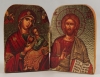 Travel Diptych of Christ and the Panagia